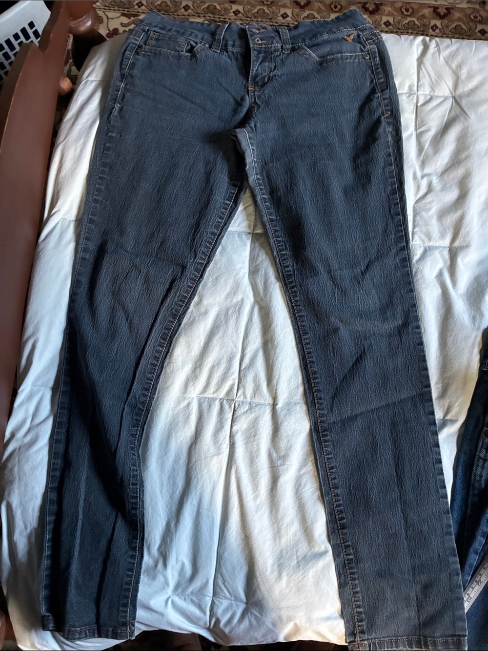 Grane Straight-Leg Jeans in Washed Blue